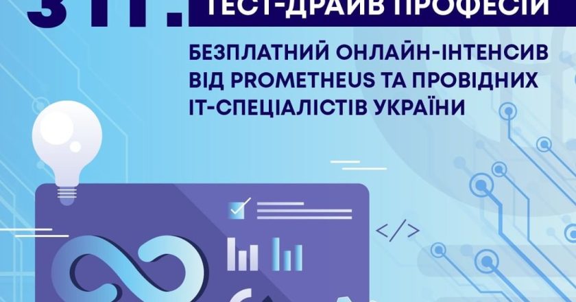 Онлайн-інтенсив “Знайомство з IT: тест-драйв професій‎” від Prometheus