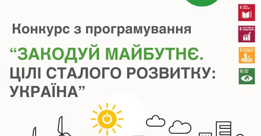 Конкурс для юних програмістів «Закодуй майбутнє. Цілі сталого розвитку: Україна»