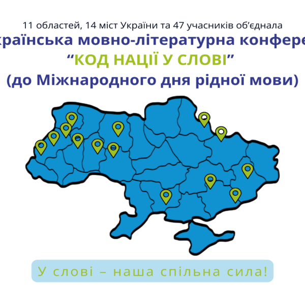 У коледжі відбулась Всеукраїнська мовно-літературна конференція  «КОД НАЦІЇ У СЛОВІ» (до Міжнародного дня рідної мови)