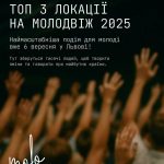 Львів — Молодіжна столиця Європи — збере тисячі молодих людей на Молодвіжі